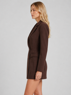 Double-Breasted Blazer Dress