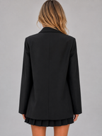 Double Breasted Blazer – Oversized Tailored Jacket