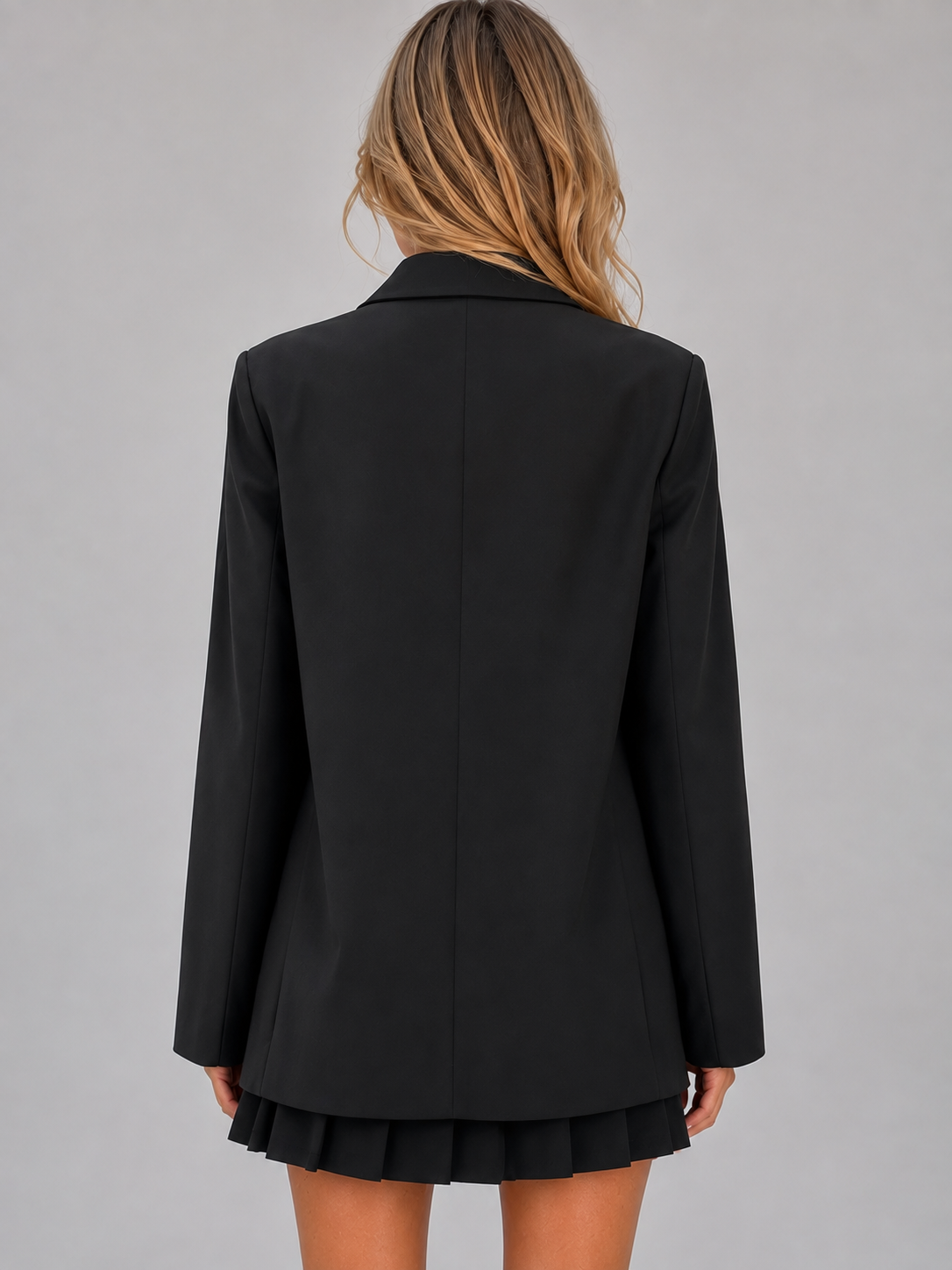 Double Breasted Blazer – Oversized Tailored Jacket