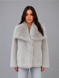 Faux Fur Jacket – Soft Cosy Winter Coat