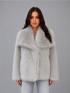 Faux Fur Jacket – Soft Cosy Winter Coat