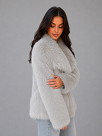 Faux Fur Jacket – Soft Cosy Winter Coat