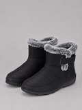 Faux Fur Lined Snow Boots – Warm Winter Ankle Boots