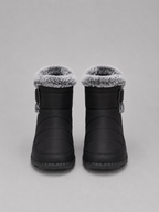 Faux Fur Lined Snow Boots – Warm Winter Ankle Boots