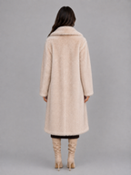 Faux Fur Long Coat – Oversized Plush Winter Jacket