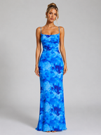 Floral Bodycon Maxi Dress