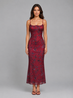 Floral Corset Maxi Dress