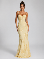 Floral Corset Maxi Dress