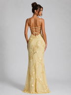 Floral Corset Maxi Dress