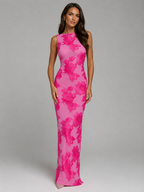 Floral Embroidered Maxi Dress