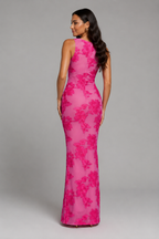 Floral Embroidered Maxi Dress