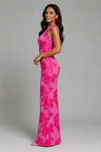 Floral Embroidered Maxi Dress