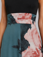 Floral Halter Maxi Dress