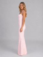 Floral Jacquard Mermaid Dress