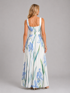 Floral A-Line Maxi Dress