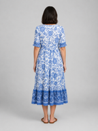 Floral Tiered Midi Dress