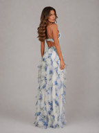 Floral Ruffle Maxi Dress
