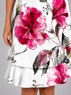 Floral Ruffle Mini Dress
