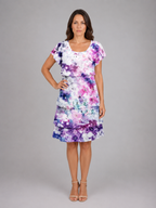 Floral Ruffle Mini Dress