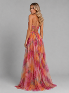 Floral V-Neck Maxi Dress