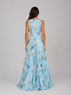 Floral V-Neck Maxi Dress