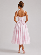 Gingham Midi Dress