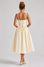 Gingham Midi Dress