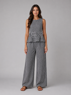 Gingham Two-Piece Set