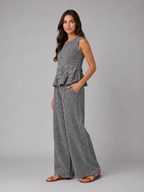 Gingham Two-Piece Set