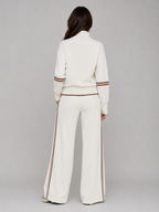 Half Zip Lounge Set – Relaxed Two-Piece Wide Leg Tracksuit