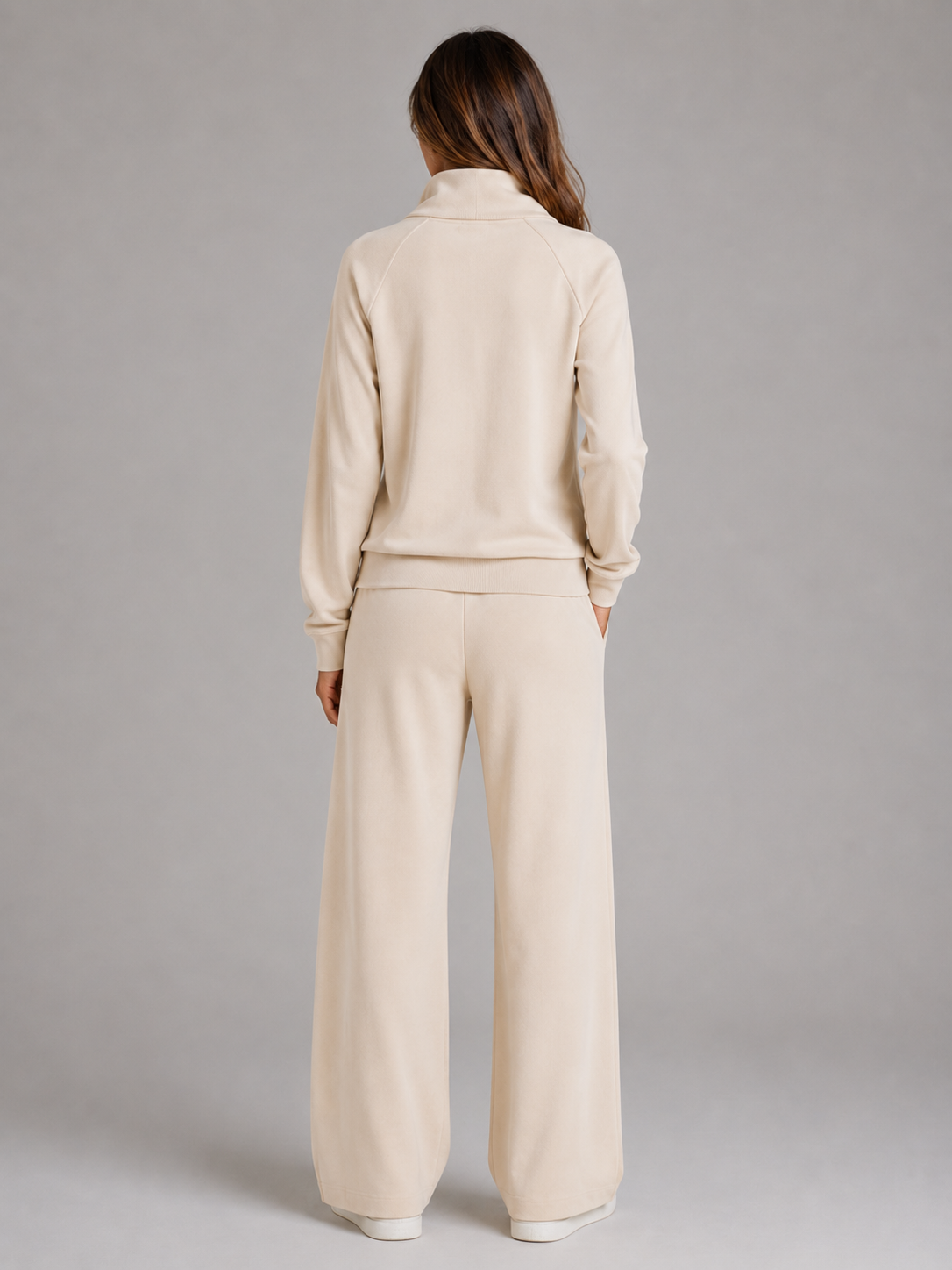 Half Zip Lounge Set – Relaxed Two Piece Co-Ord