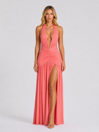 Halterneck Maxi Dress