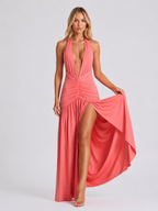 Halterneck Maxi Dress