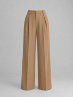 Tailored High Waist Wide Leg Trousers