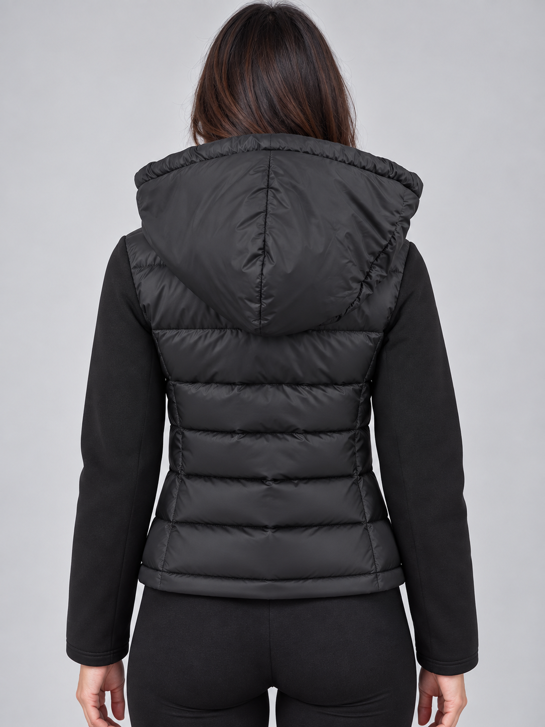 Hooded Puffer Jacket – Quilted Zip Up Winter Coat