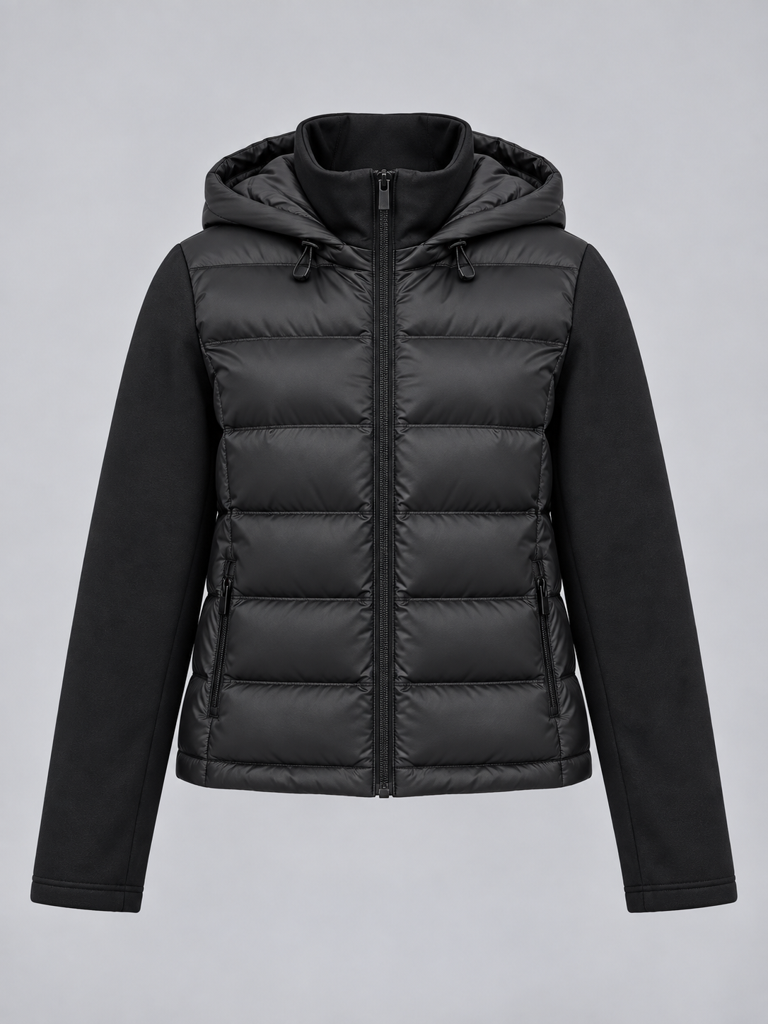 Hooded Puffer Jacket – Quilted Zip Up Winter Coat