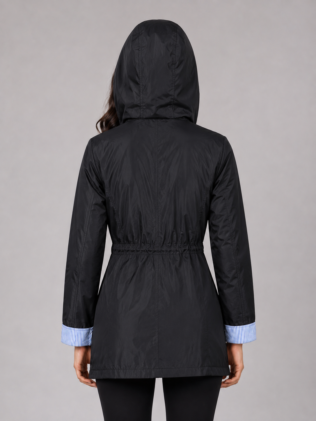 Hooded Rain Jacket – Water Resistant Lightweight Coat
