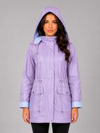 Hooded Rain Jacket – Water Resistant Lightweight Coat