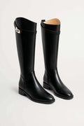 Women's Buckle Knee-High Boots