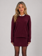 Knitted Jumper & Mini Skirt Co-Ord Set – Relaxed Two-Piece Outfit