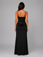 Lace Bodice Maxi Dress