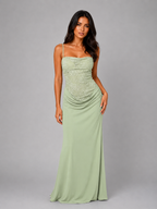 Lace Bodice Maxi Dress