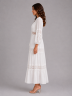 Lace Trim Maxi Dress
