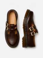 Double Buckle Mary Jane Flats
