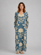 Linen Look Midi Dress
