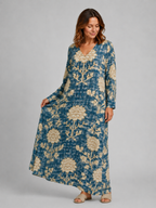 Linen Look Midi Dress