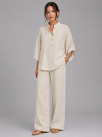 Linen Style Two-Piece Set