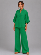 Linen Style Two-Piece Set