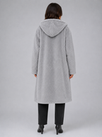 Long Hooded Teddy Coat – Oversized Borg Winter Coat