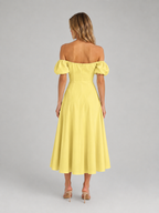 Milkmaid Corset Midi Dress